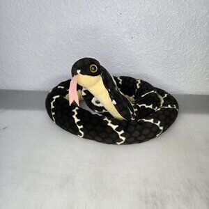 Wild Republic Hooded Cobra Snake Realistic Stuffed Animal Plush Toy 54"